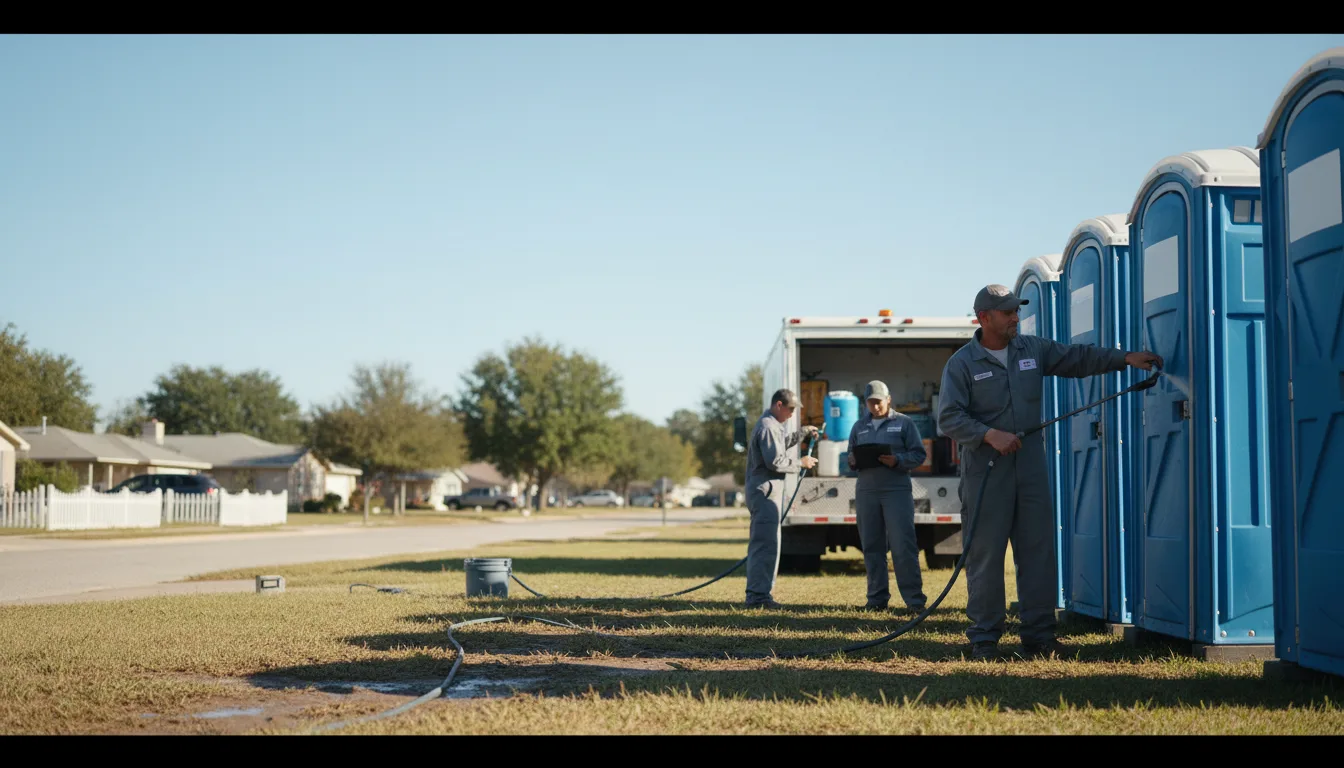 Long-Term Portable Toilet Rental in Sutherland, VA near me